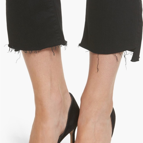 Mother The Insider Crop Step Fray Jeans - Picture 4 of 5